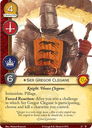 A Game of Thrones: The Card Game (Second Edition) - Fury of the Storm Ser Gregor Clegane card