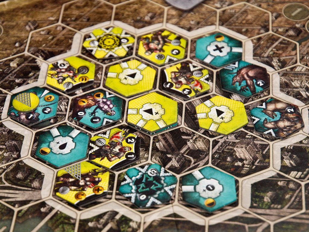 Neuroshima Hex: Iron Gang piastrelle