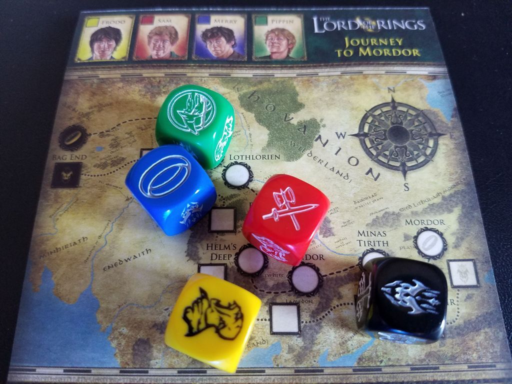 The Lord of the Rings: Journey to Mordor componenten