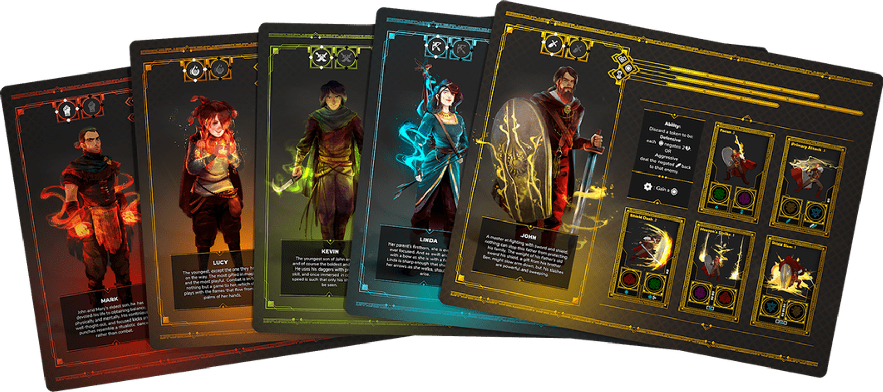 Children of Morta: The Board Game carte