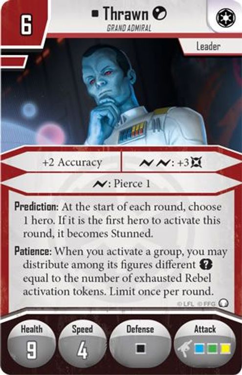 Star Wars: Imperial Assault – Thrawn Pack de Villano Thrawn carta