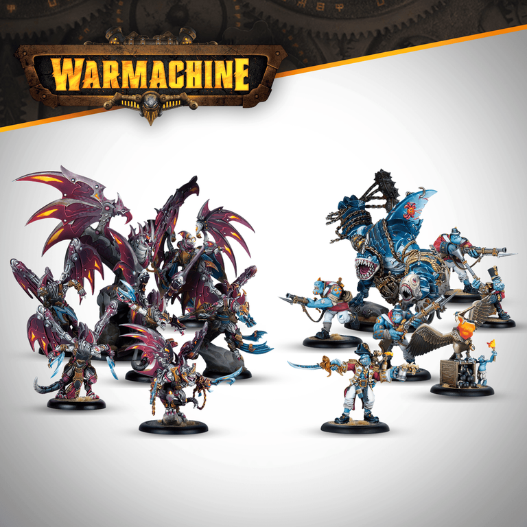 Warmachine: Shadows & Scum - Two-Player Starter Set (Khymaera & Southern Kriels) miniatures