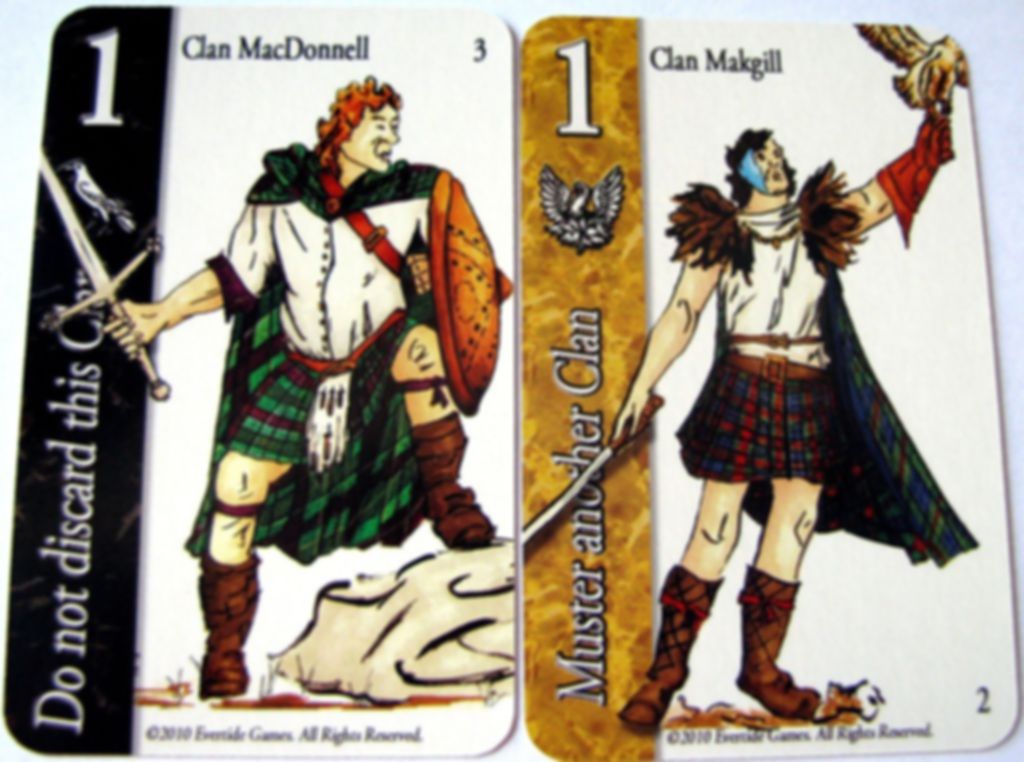 Lords of Scotland cartas
