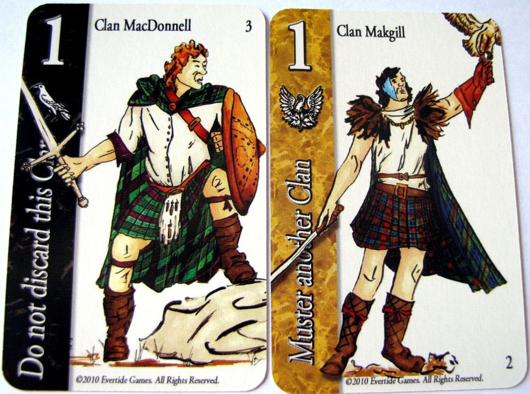 Lords of Scotland cartas