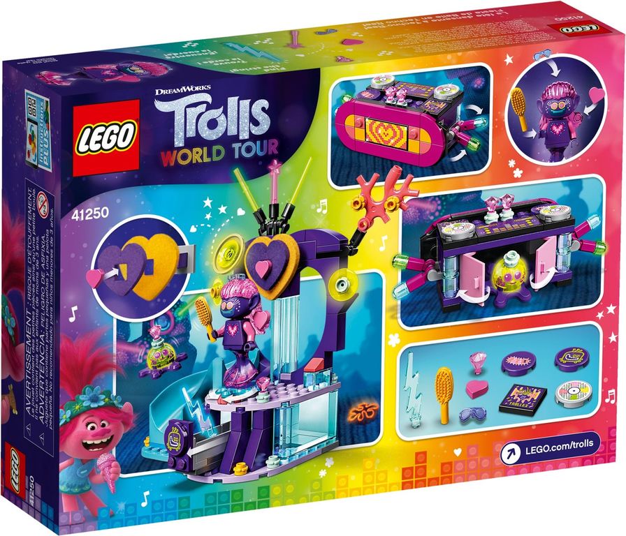LEGO® Trolls Techno Reef Dance Party back of the box