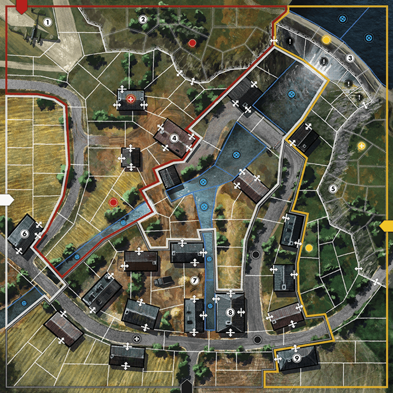 Sniper Elite: The Board Game tavolo da gioco