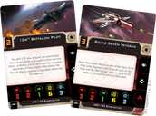 Star Wars: X-Wing (Second Edition) - ARC-170 Starfighter Expansion Pack cartes