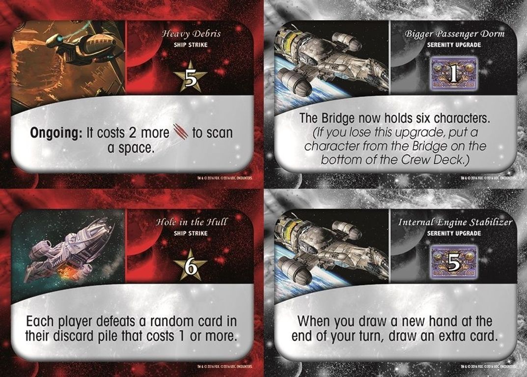 Legendary Encounters: A Firefly Deck Building Game cards