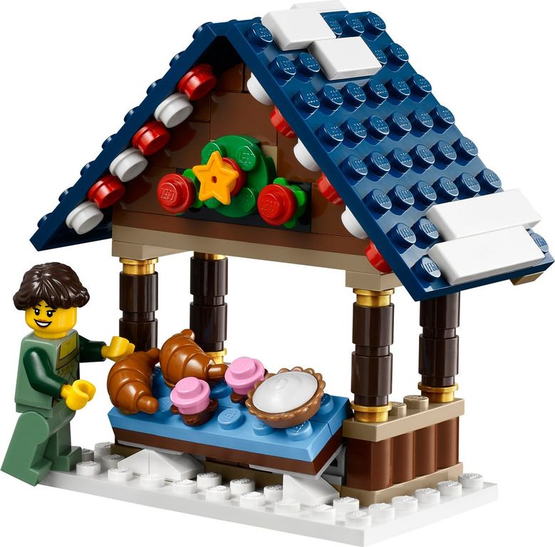 LEGO® Icons Winter Village Market components