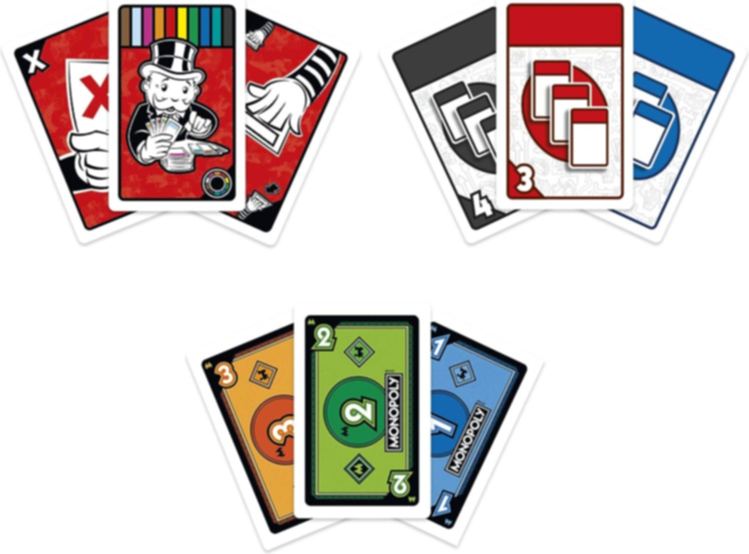 Monopoly 3,2,1 cartes