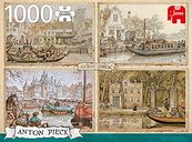 Anton Pieck - Puzzle de bateaux fluviaux