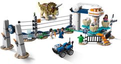 LEGO® Jurassic World Triceratopschaos speelwijze