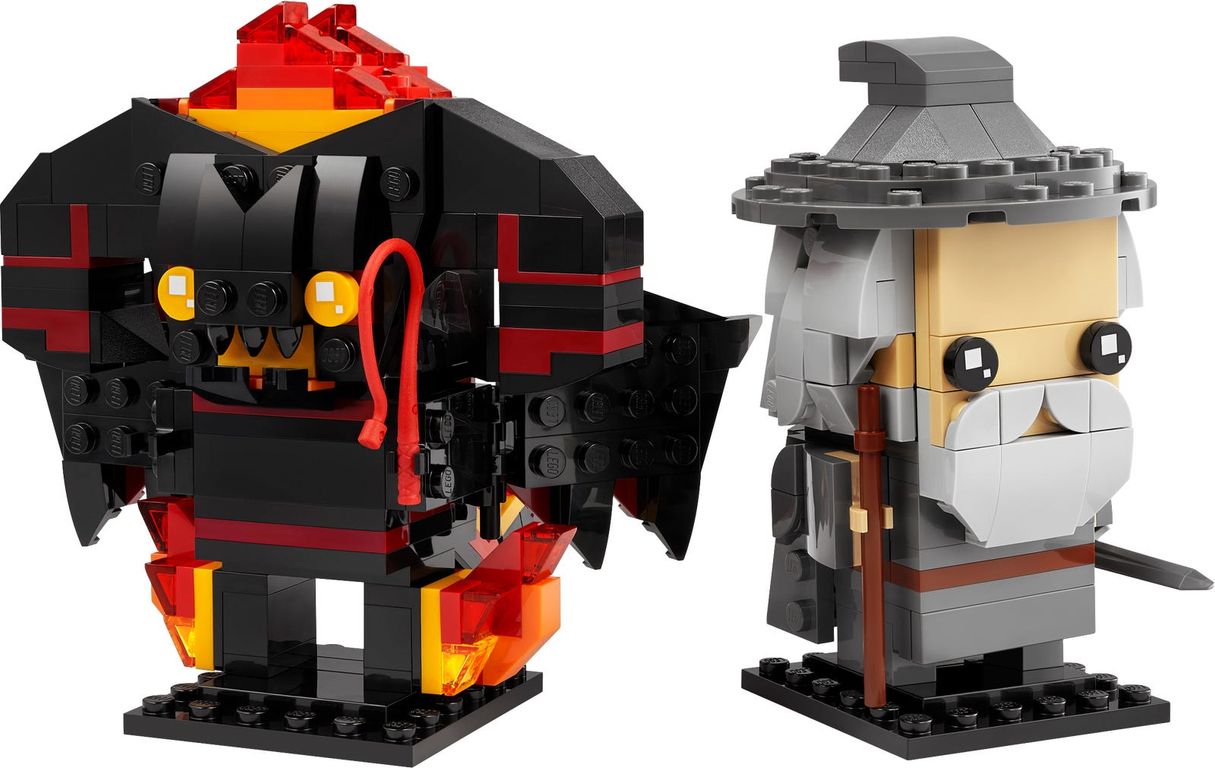 LEGO® BrickHeadz™ Gandalf the Grey™ & Balrog™ components