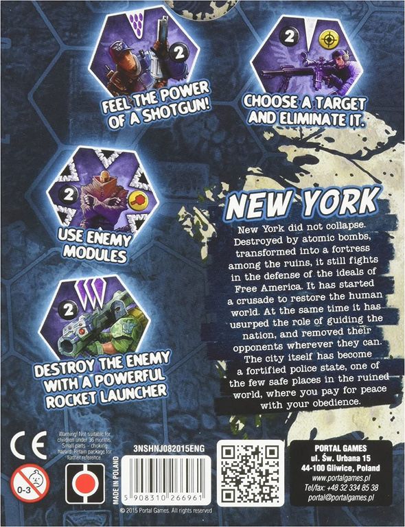 Neuroshima Hex! New York torna a scatola