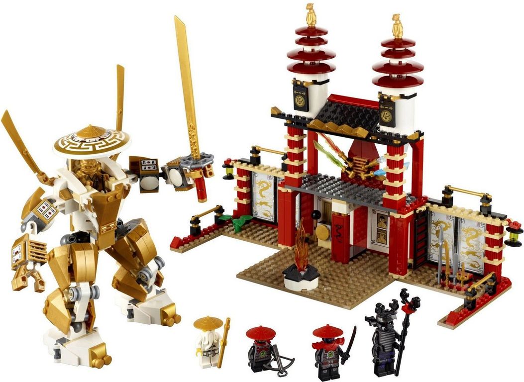 LEGO® Ninjago Il Tempio della Luce componenti