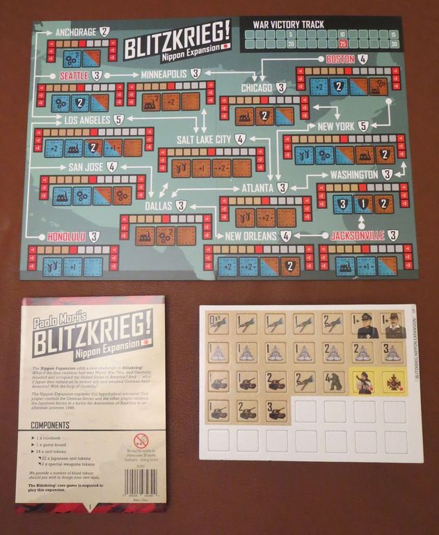 Blitzkrieg!: Nippon Expansion composants