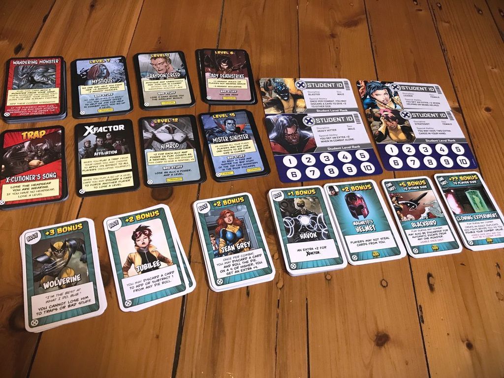 Munchkin X-Men cards