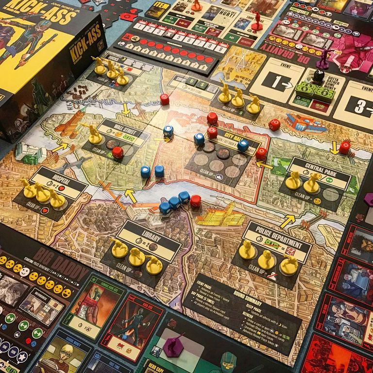 Kick-Ass: The Board Game gameplay