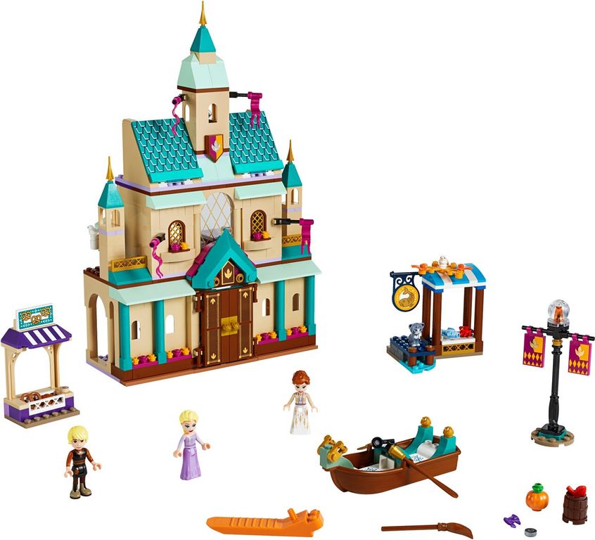 LEGO® Disney Arendelle Castle Village components