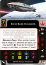 Star Wars: X-Wing (Second Edition) - Epic Battles Multiplayer Expansion Echo base evacuees card
