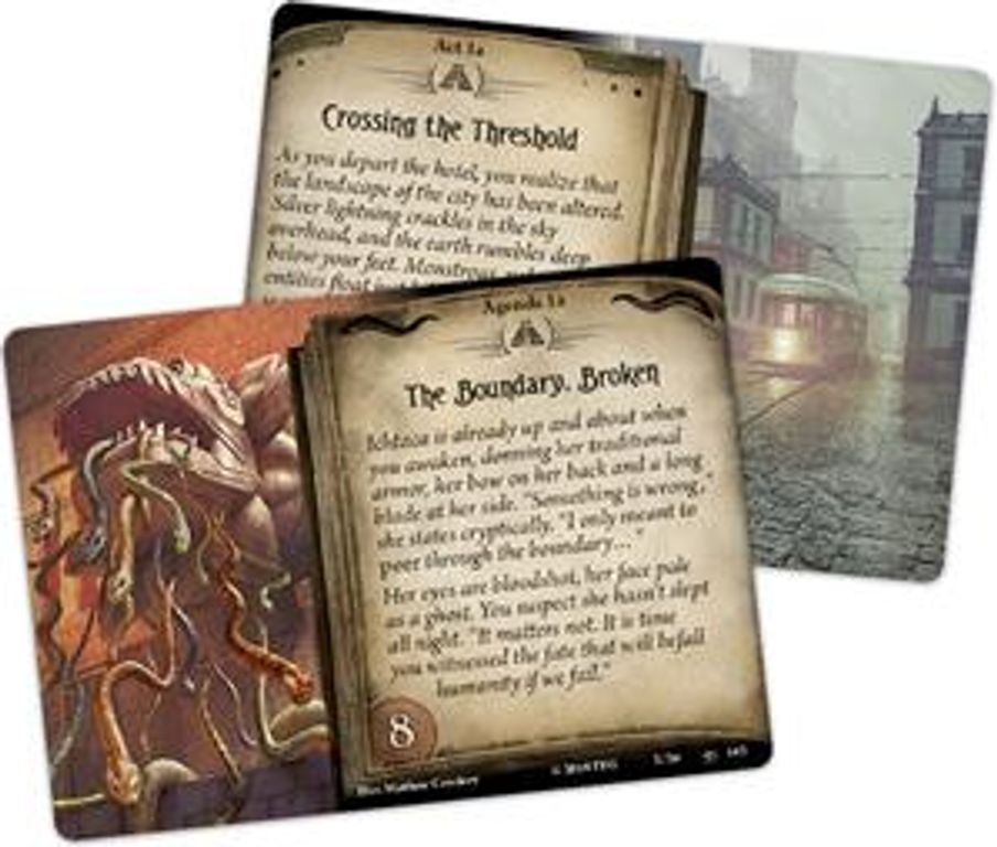 Arkham Horror: El Juego de Cartas – El Límite del Otro Lado: Pack de Mitos cartas