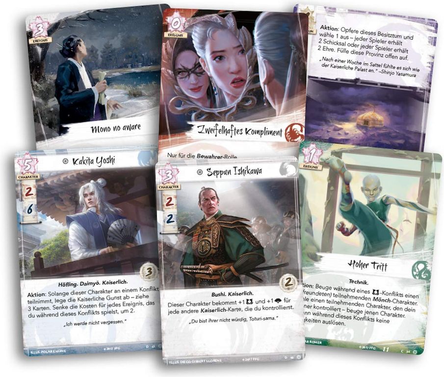 Fantasy Flight Games ffgd2706 L5R : LCG – Méditation sur les vergänglichkeit cartes