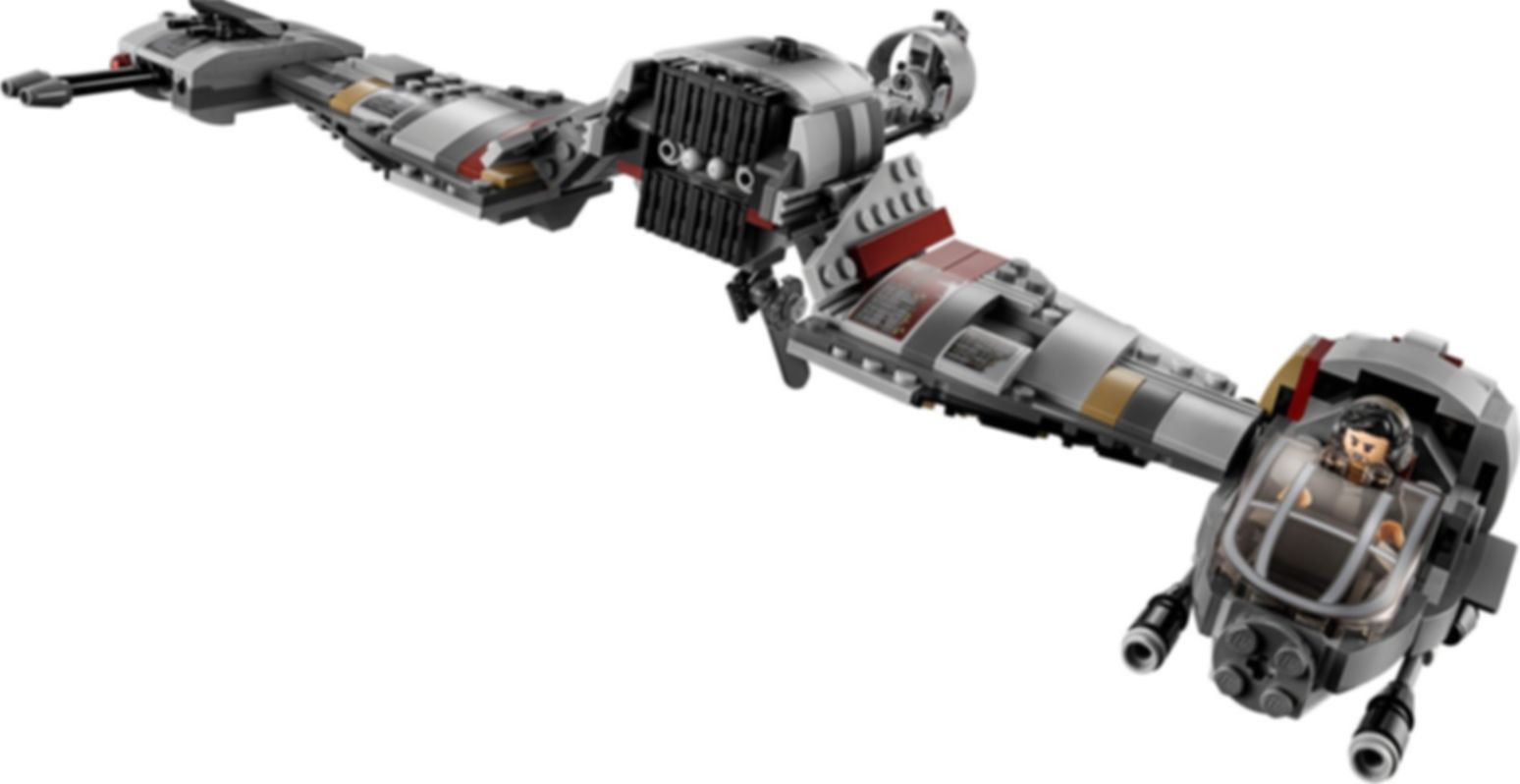 LEGO® Star Wars Verdediging van Crait™ componenten