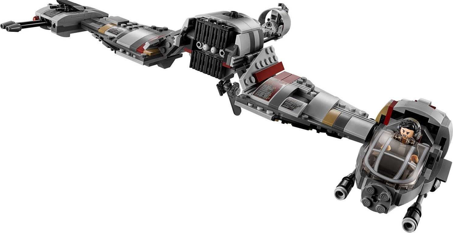 LEGO® Star Wars Defense of Crait™ components