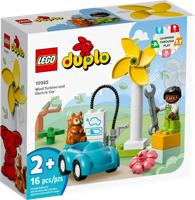 LEGO® DUPLO® Windrad und Elektroauto