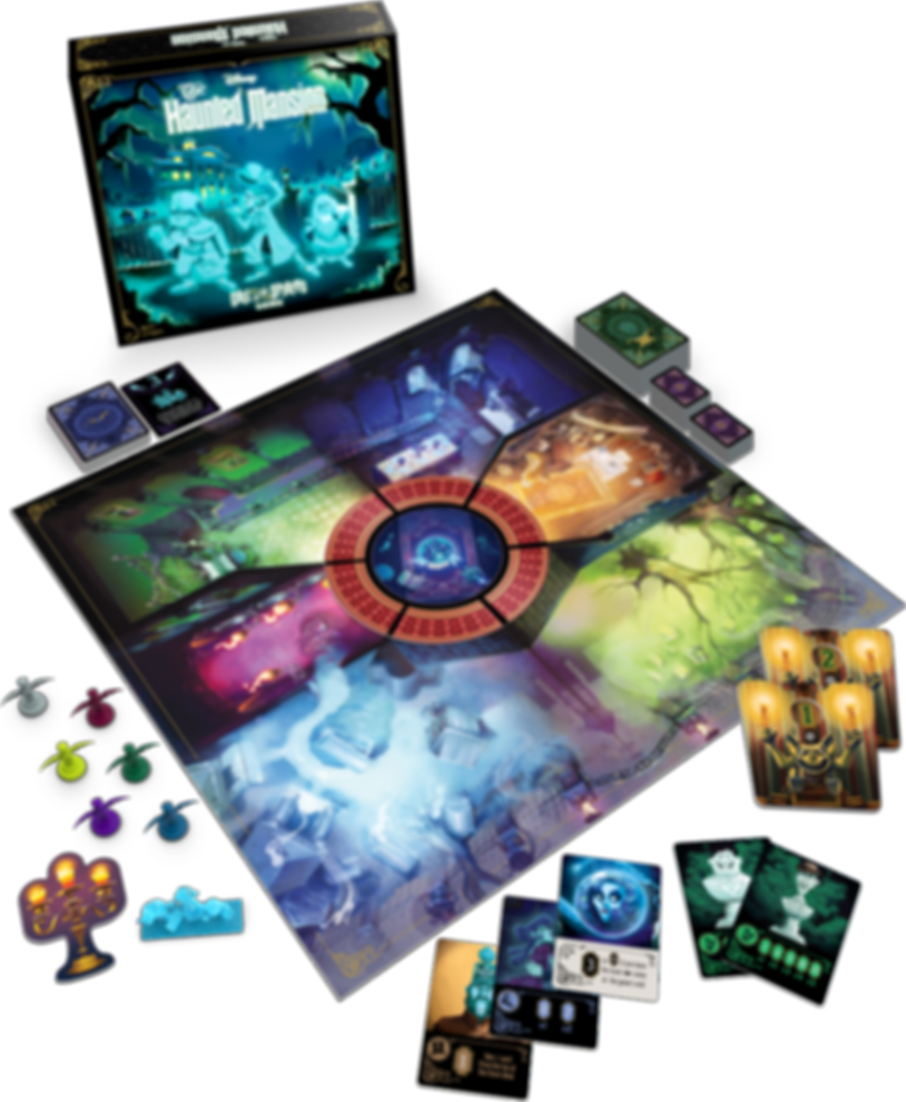Disney: The Haunted Mansion – Call of the Spirits Game components