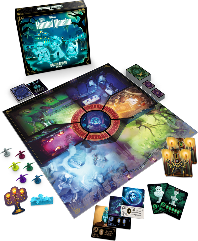 Disney: The Haunted Mansion – Call of the Spirits Game componenten