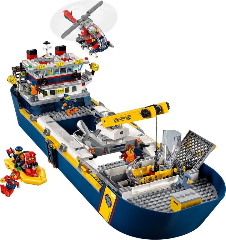 LEGO® City Ocean Exploration Ship components