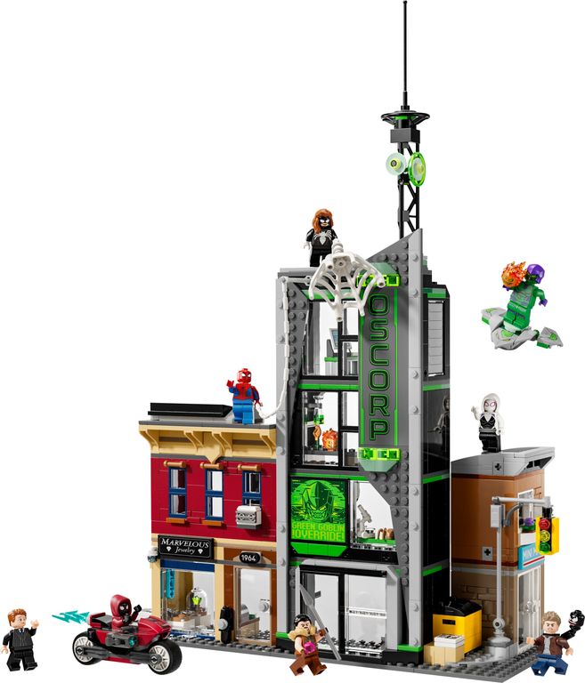 LEGO® Marvel Spider-Man vs. Oscorp components