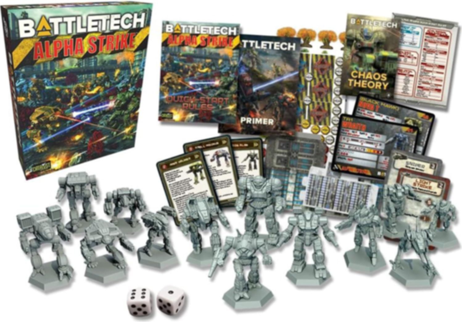 BattleTech: Alpha Strike Boxed Set componenten