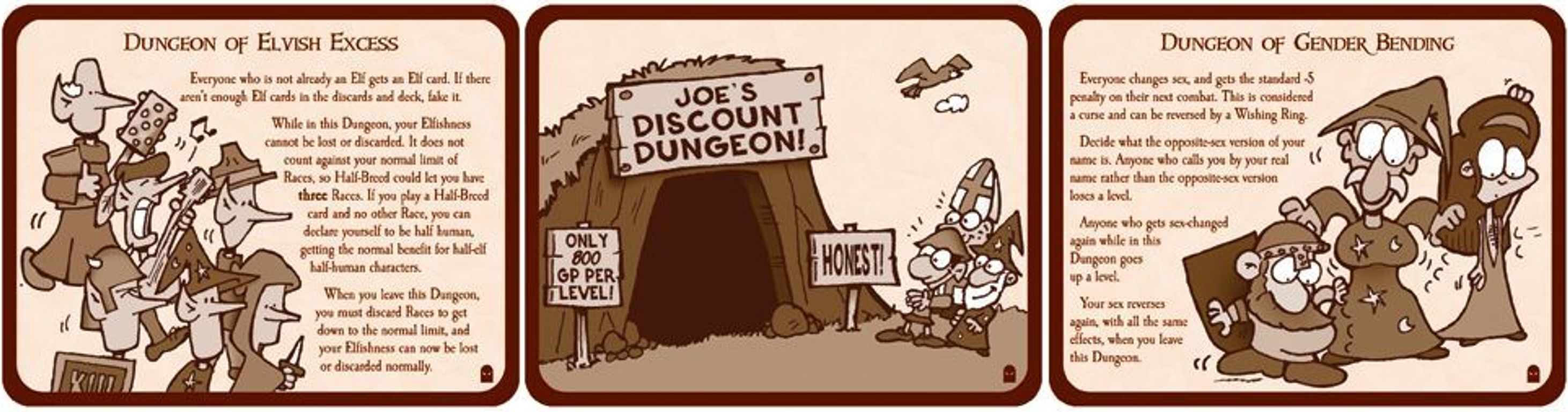 Munchkin 6: Demented Dungeons cards