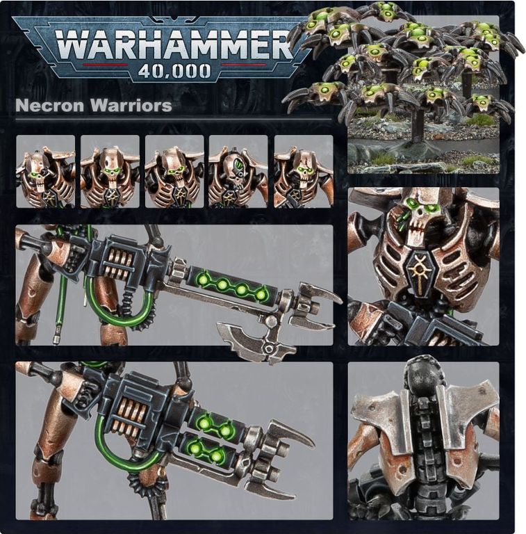 Necron Warriors back of the box