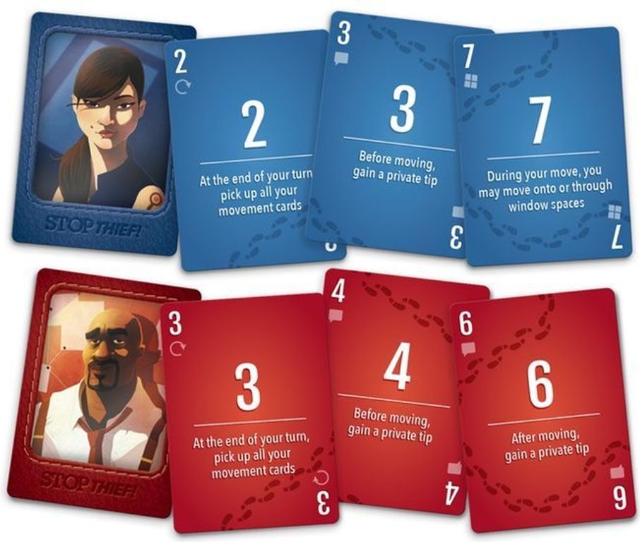 Stop Thief! cartes