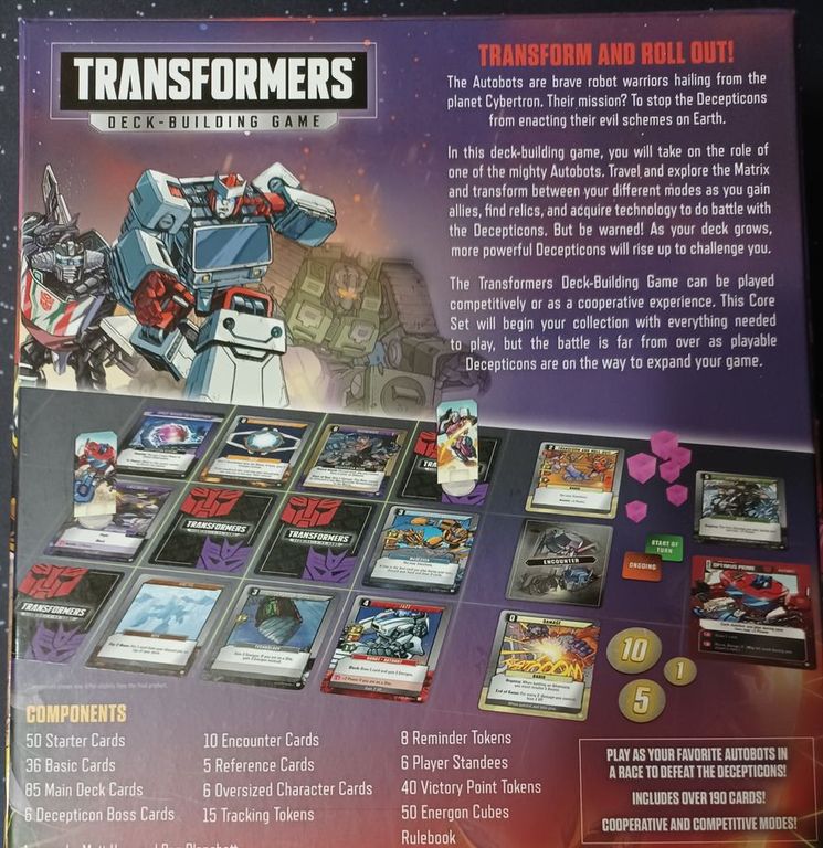 Recensione Transformers Deck-Building Game (recensione)