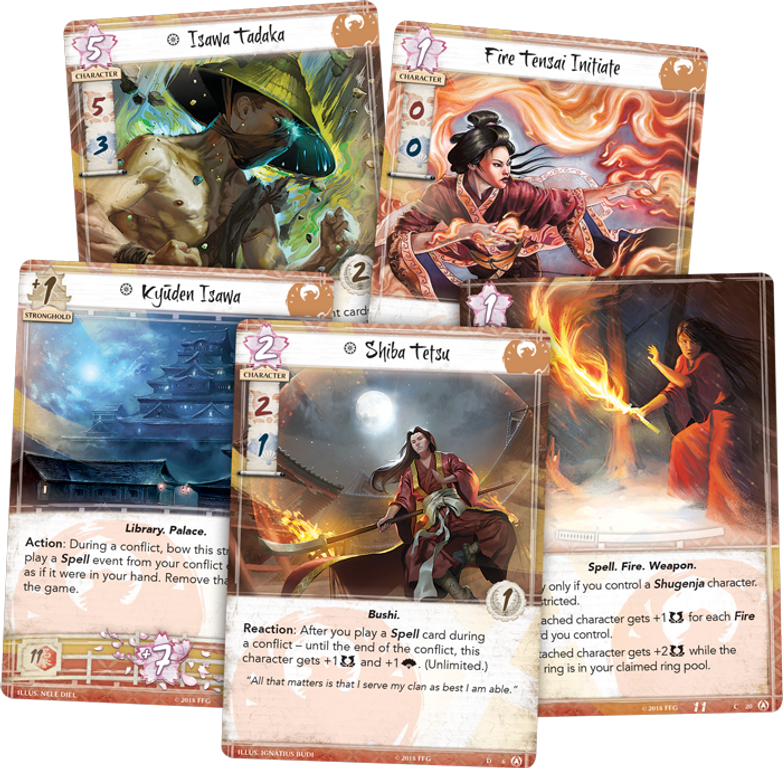 Legend of the Five Rings: The Card Game - Disciples of the Void cards