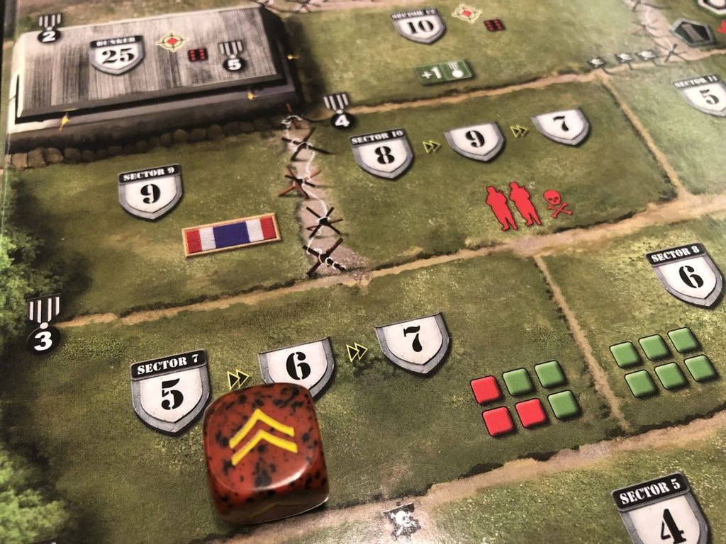 D-Day Dice: 2nd Edition gameplay