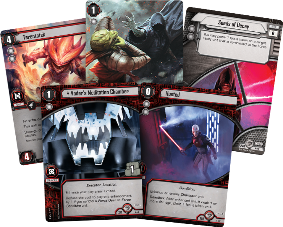 Star Wars: Le Jeu de Cartes - Ambitions Galactiques cartes