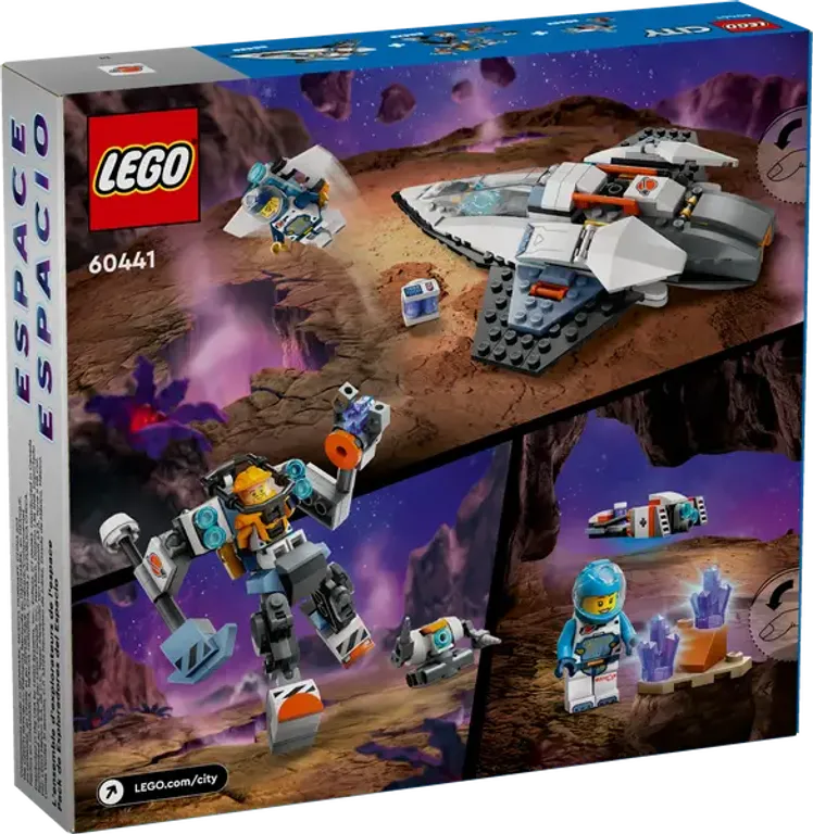 LEGO® City Weltraumforscher-Set rückseite der box