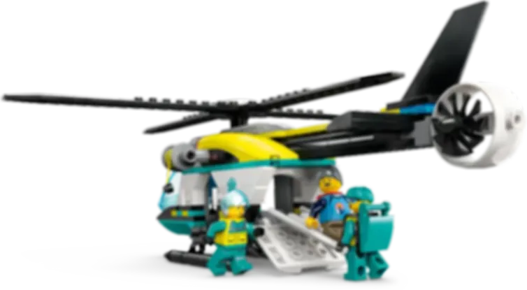 LEGO® City Emergency Rescue Helicopter components