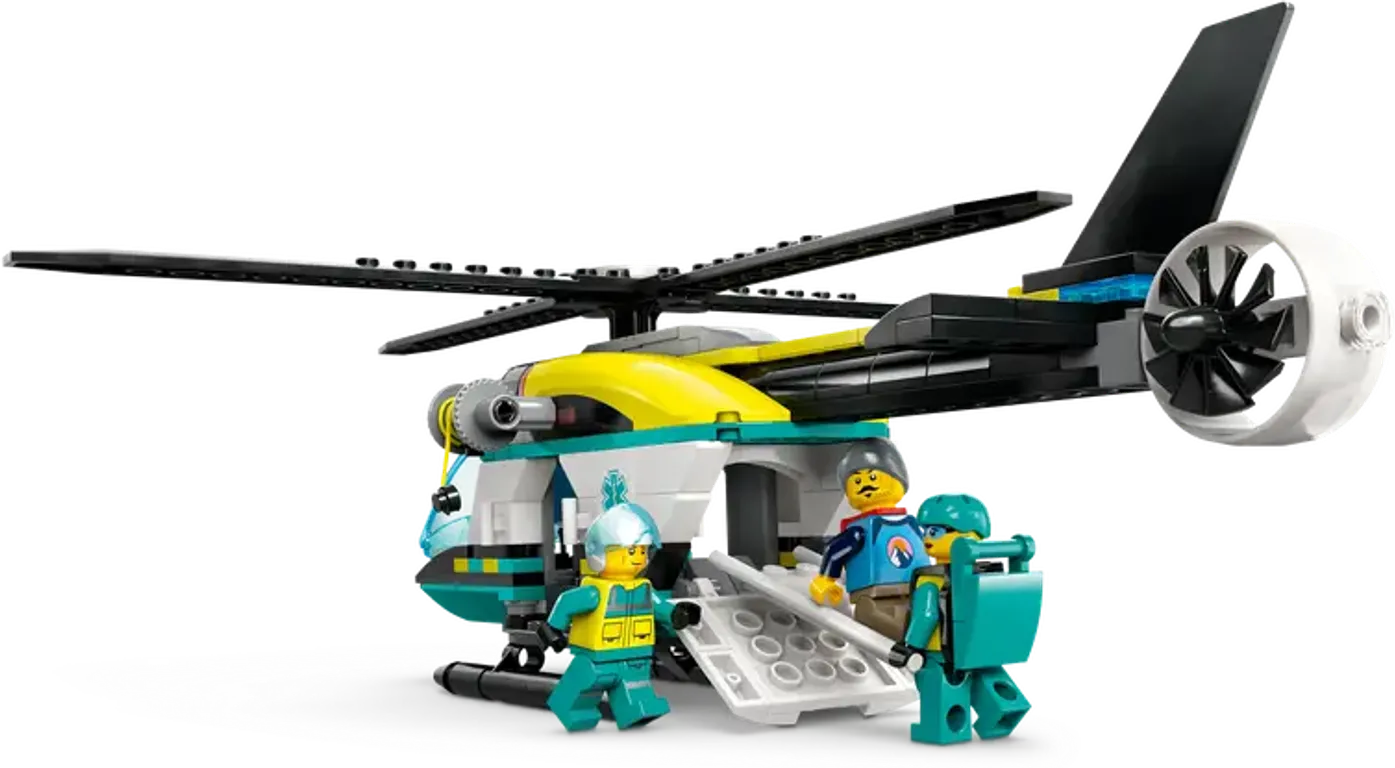 LEGO® City Helicóptero de Rescate para Emergencias partes