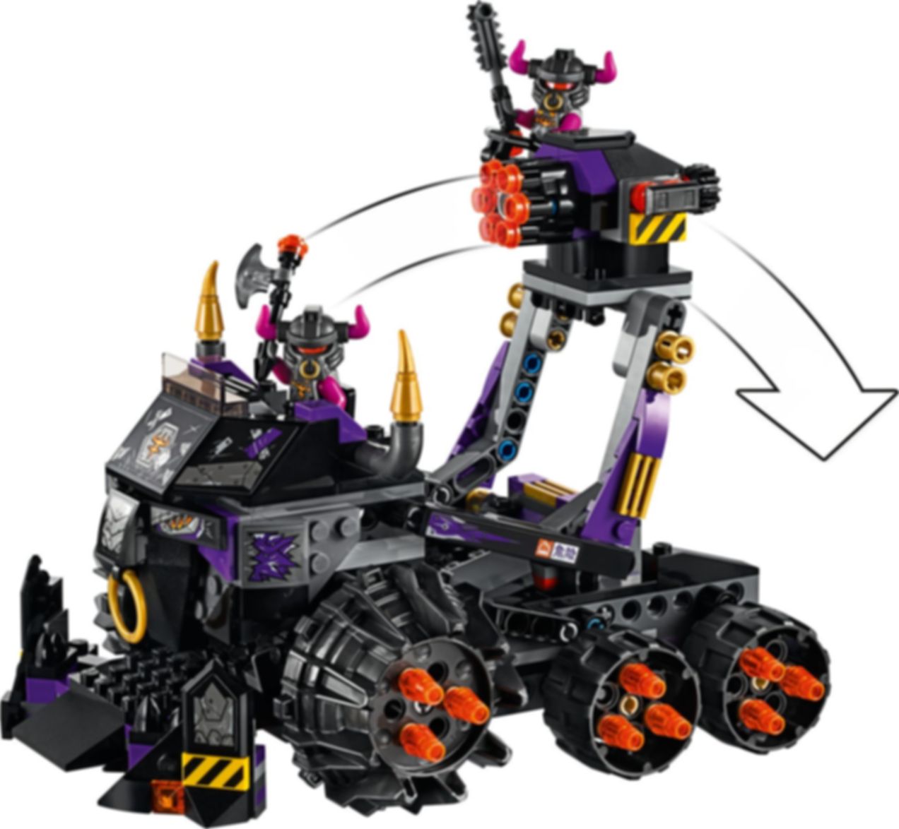 LEGO® Monkie Kid Carro armato Iron Bull gameplay