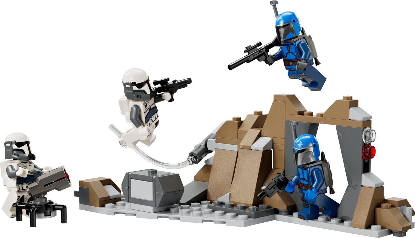 LEGO® Star Wars Ambush on Mandalore Battle Pack components