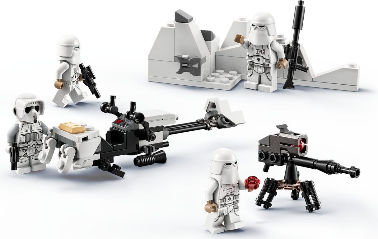 LEGO® Star Wars Snowtrooper™ Battle Pack components