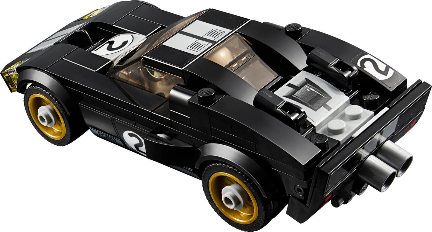 LEGO® Speed Champions Ford GT de 2016 y Ford GT40 de 1966 reverso