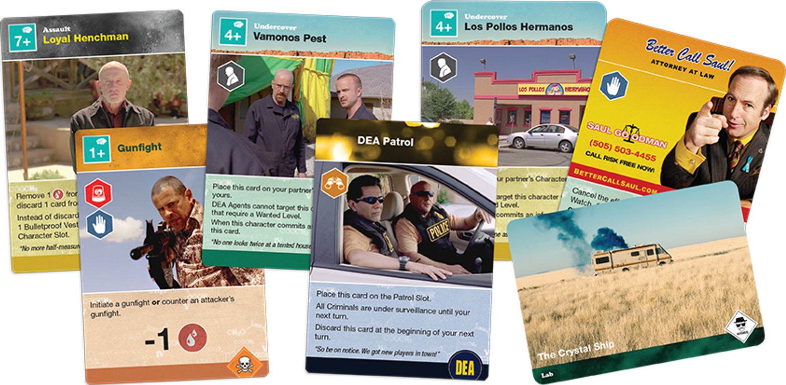 Breaking Bad: The Board Game cards