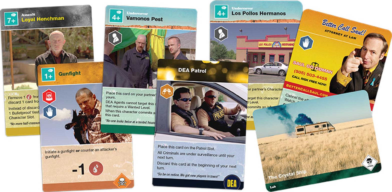 Breaking Bad: The Board Game cartes